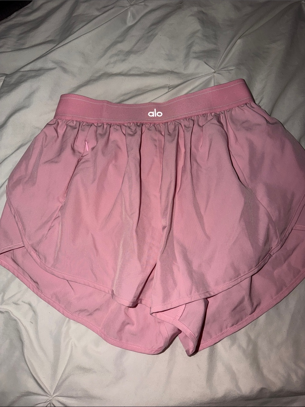 ALO Yoga Paradise Pink Athletic Shorts - Picture 3 of 4